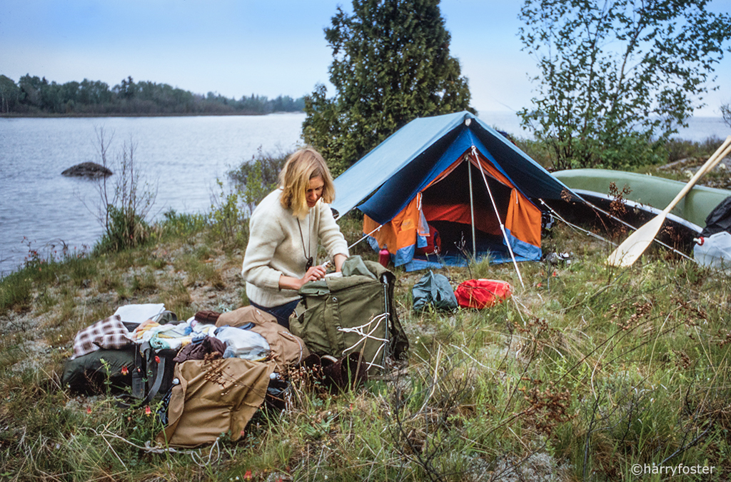 Setting up camp