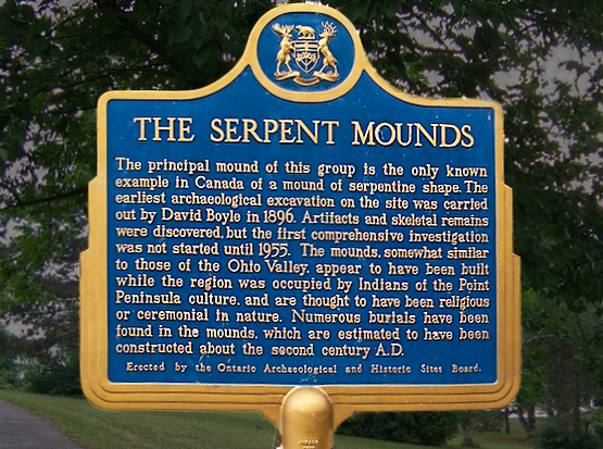 Serpent Mounds Park Rice Lake Ontario
