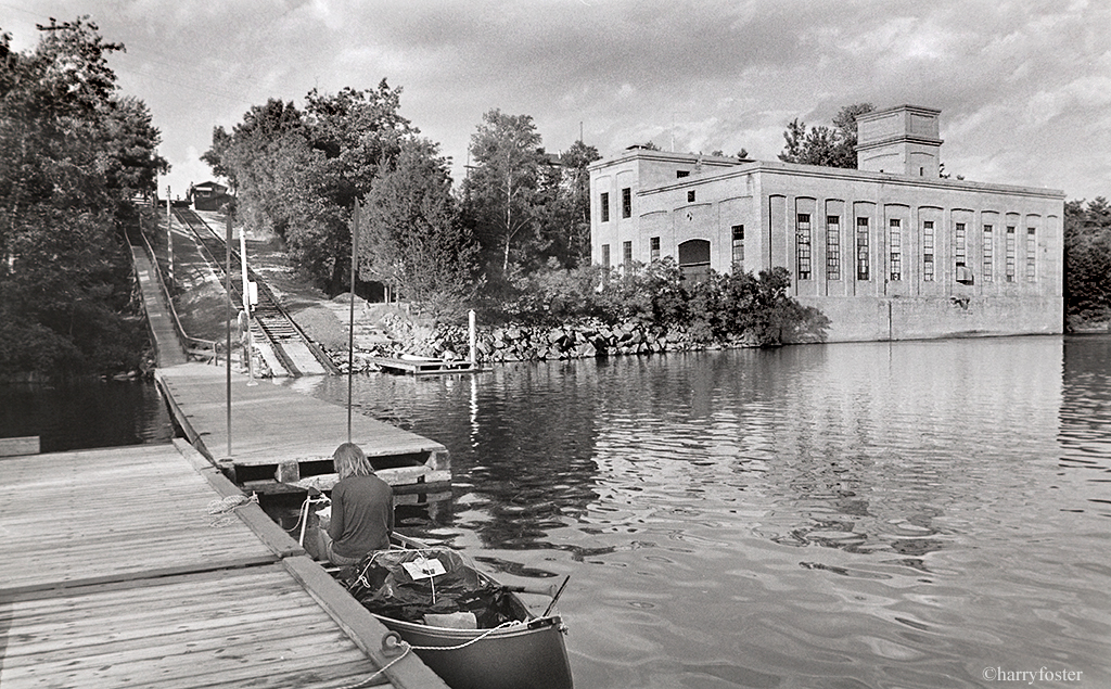 The old Railway lift lock at Big Chute, Ontario