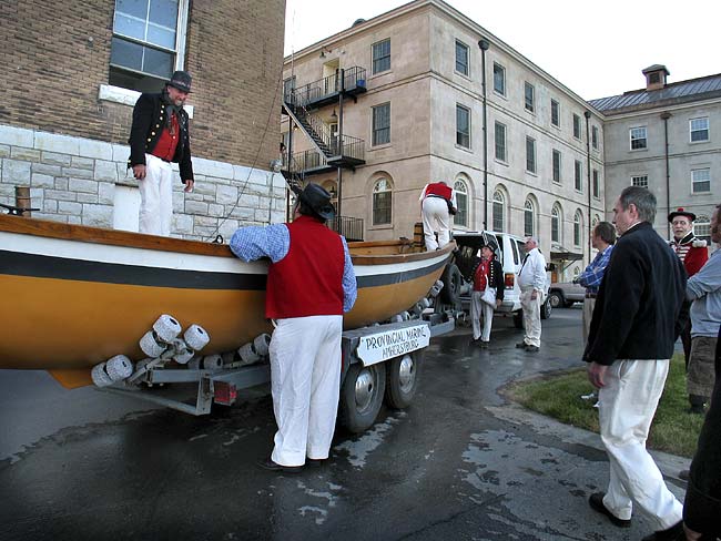 launching a longboat