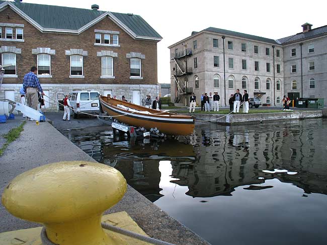 Launching a longboat