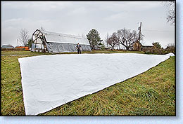 Now that is a big tarp.