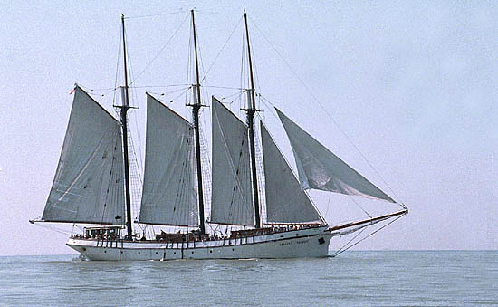 three masted schooner